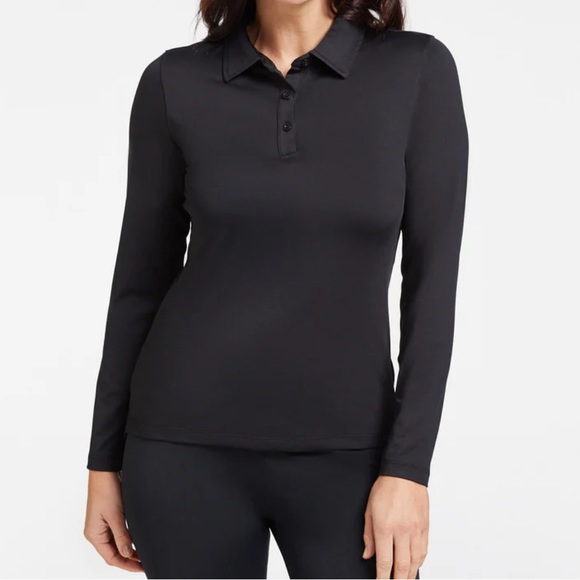 Long Sleeve Polo Shirt UPF50+ Active Collection SZ Medium - Picture 2 of 2